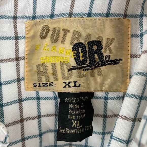 NWT Outback Rider Button Down Dress Shirt Size XL EUC - Picture 9 of 9